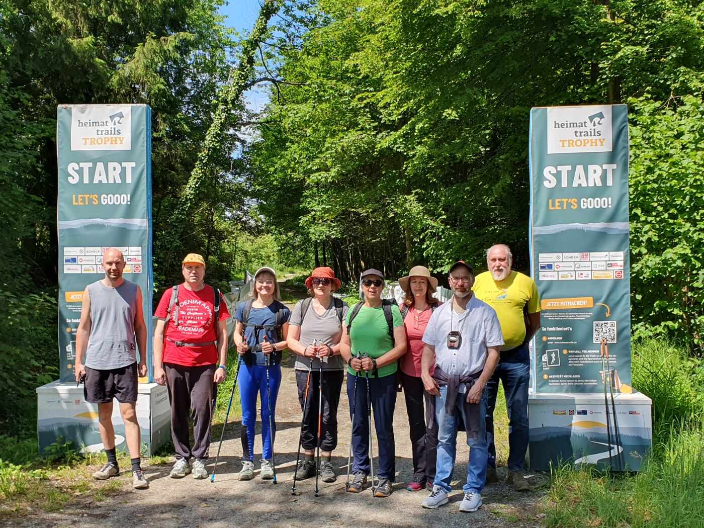 Gruppe bei Laufveranstaltung