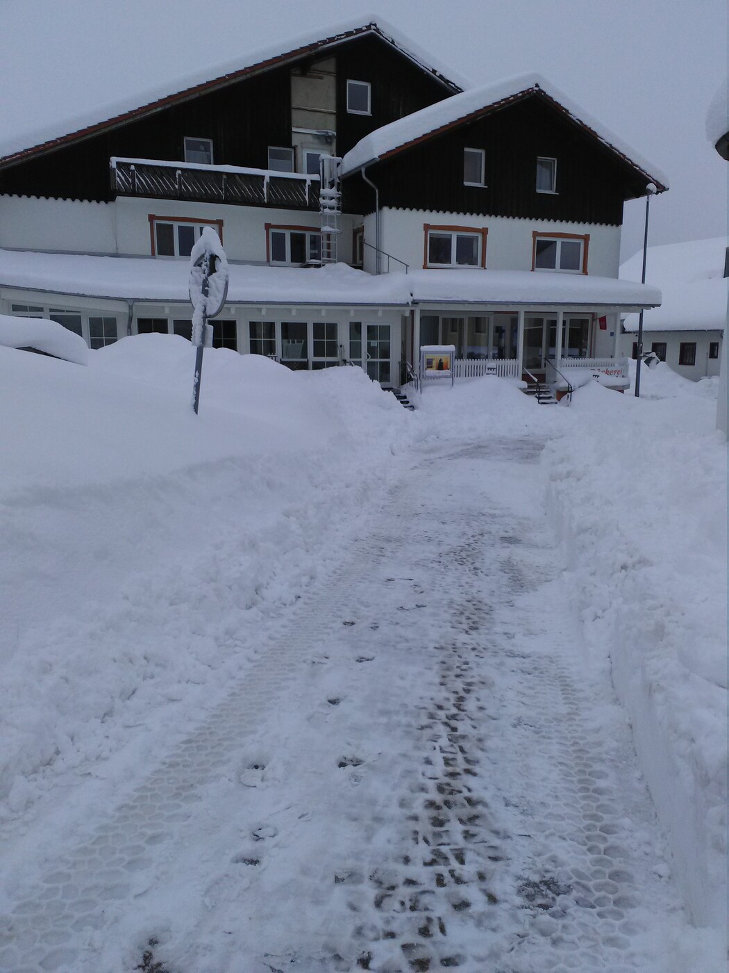 Haus im Winter